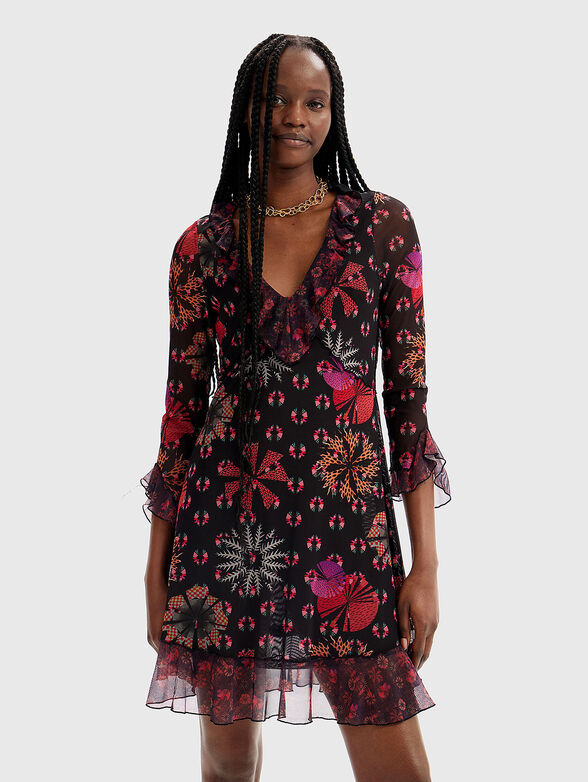Dress SHARON with floral print - 1