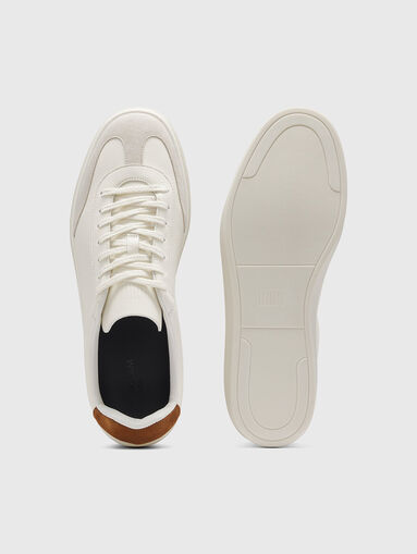 BOSS BY BECKHAM leather and suede sports shoes - 5