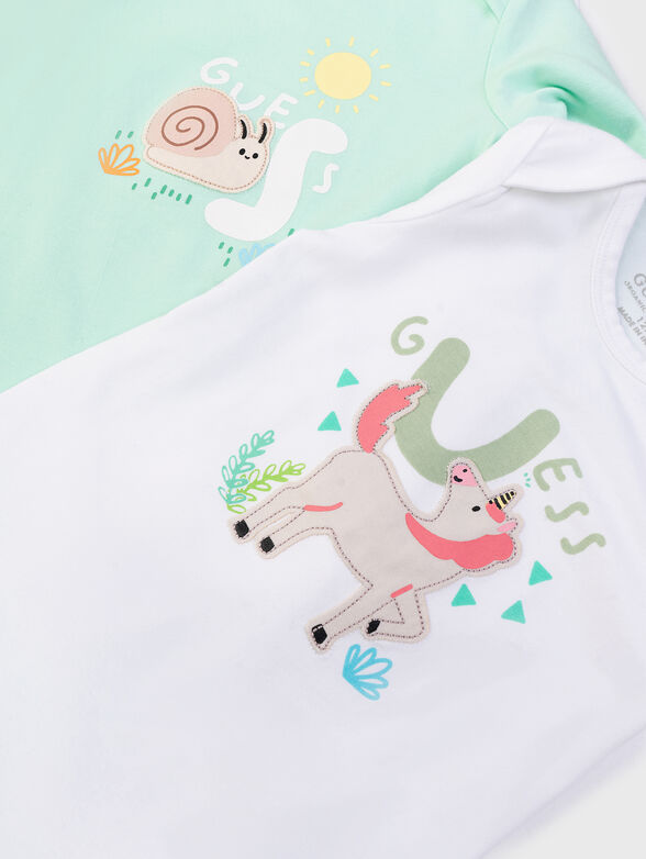 Set of five bodysuits - 4