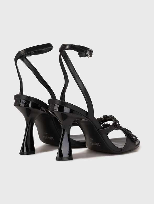 LISA 07 black heeled sandals - 3