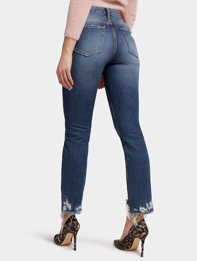 Jeans with distressed cuffs  - 2
