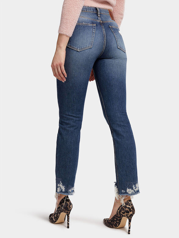 Jeans with distressed cuffs  - 2