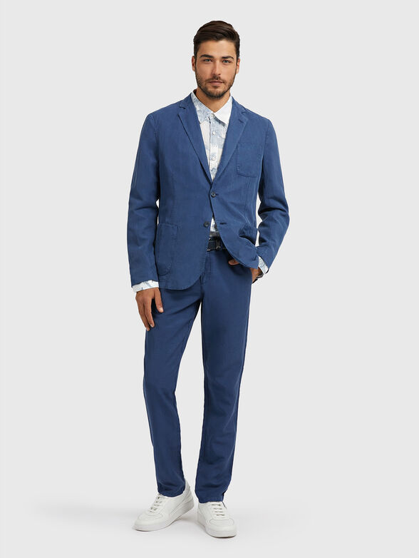 TYRON linen blend blazer - 2