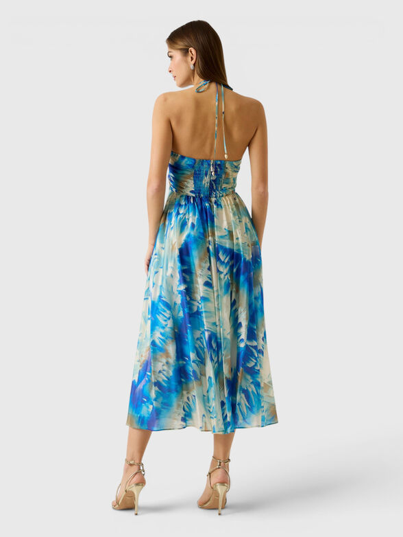 Midi dress with floral print - 2