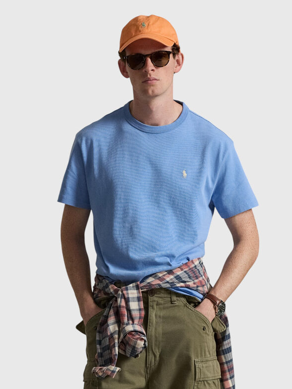 Cotton T-shirt with a crew neck - 1