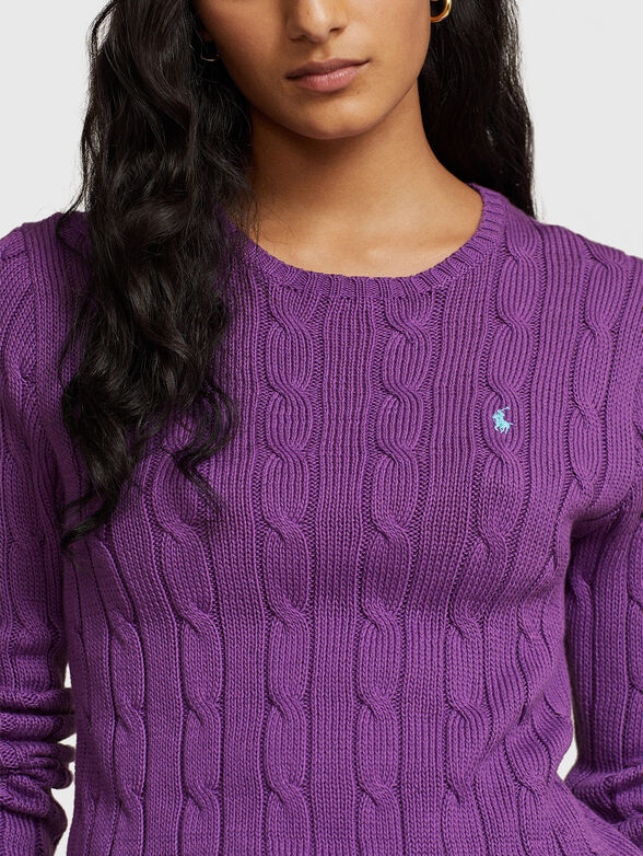 JULIANNA sweater in purple  - 4