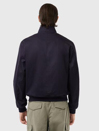 Dark blue bomber with logo detail - 3