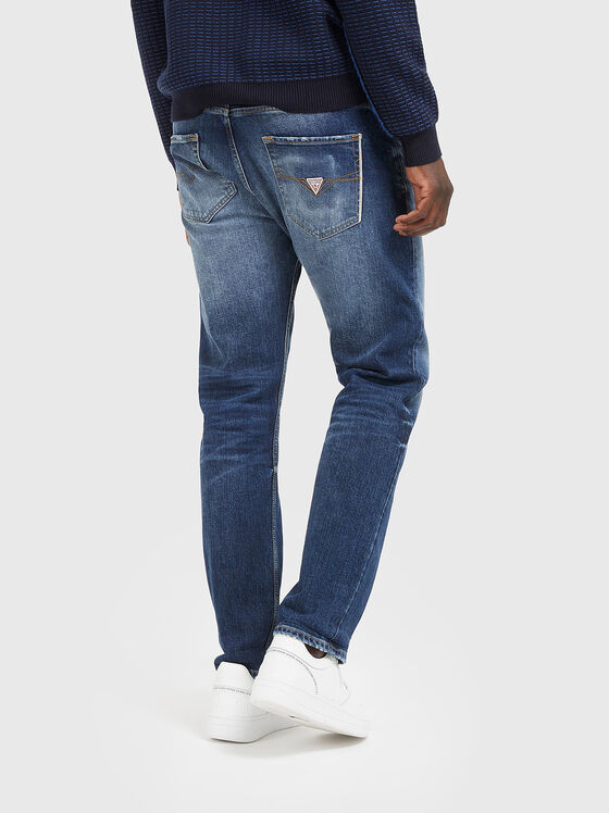 Straight jeans with logo accent - 2