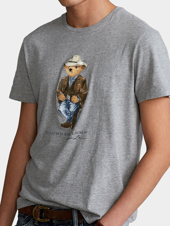 Cotton t-shirt with POLO BEAR print - 4