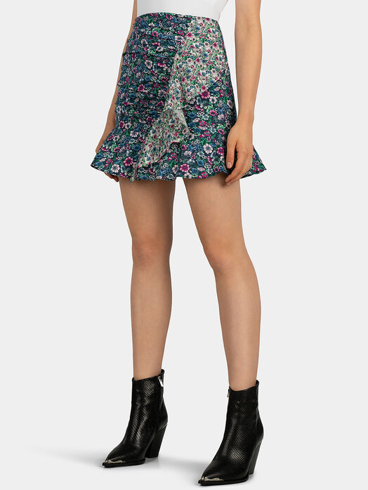 TULA skirt with floral print