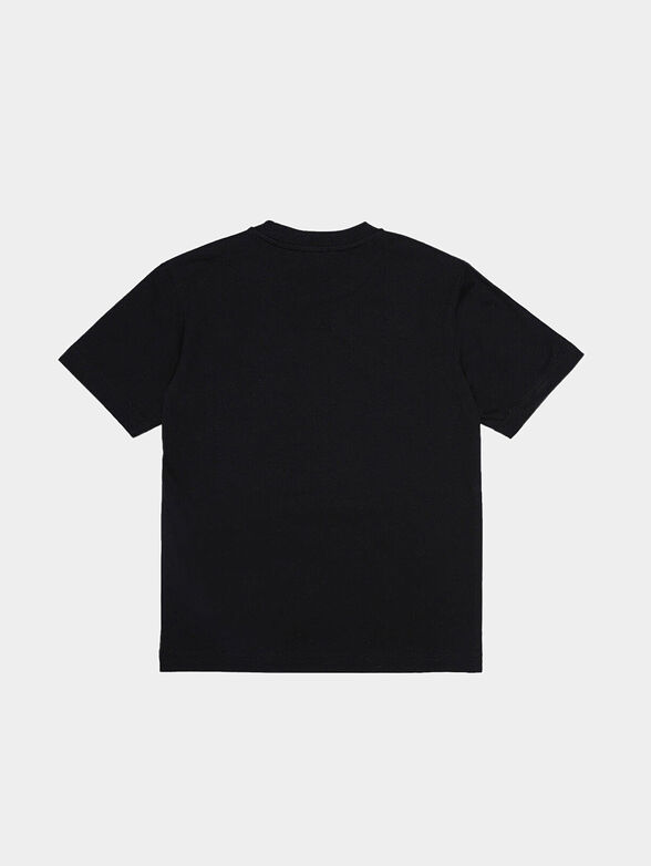 TJUSTB59 black T-shirt with print - 2
