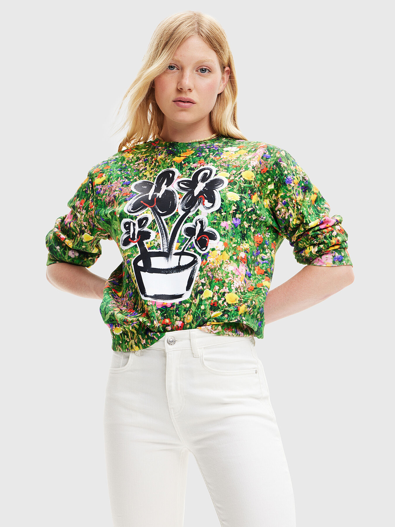 Top with abstract print brand DESIGUAL — Globalbrandsstore