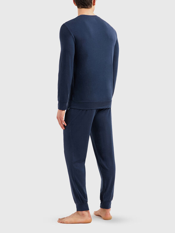 Navy blue pajamas - 2