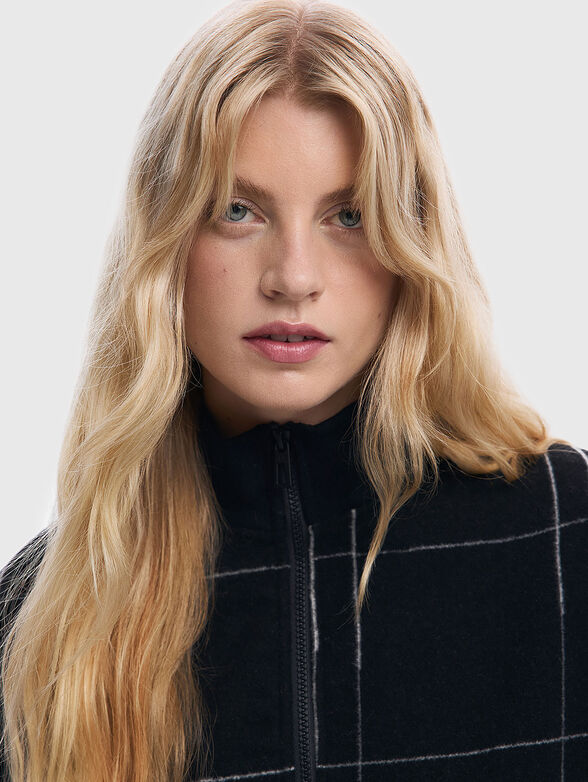 Wool blend poncho - 4