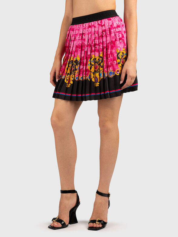 Pleated mini skirt - 1