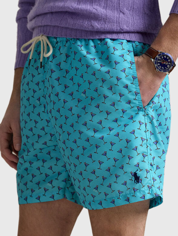 Printed beach shorts - 3