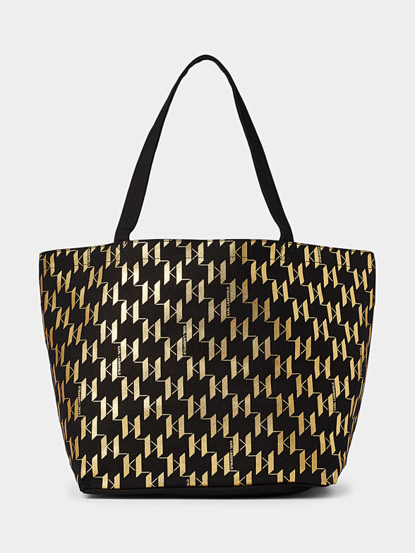 K/IKONIK bag with gold monogram print - 2