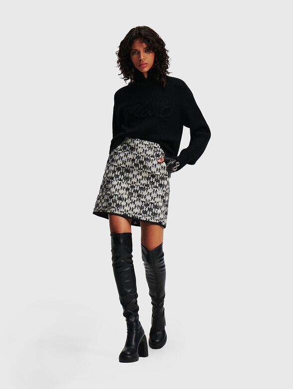 Boucle mini skirt - 1