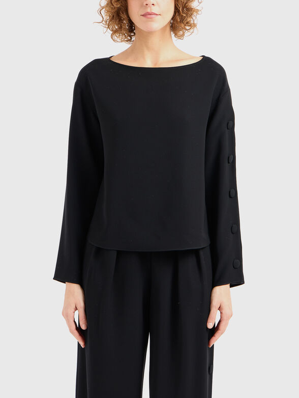 Boat neck blouse - 1