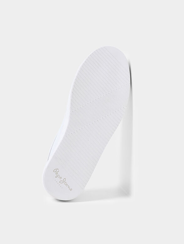 ADAMS RIGA white sneakers with accent - 5