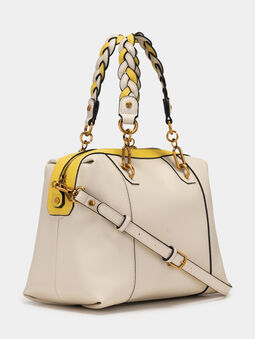 Bag with accent details in yellow color - 4