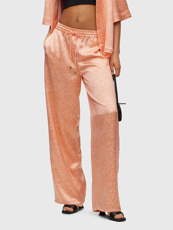 HASABELLA pants with paisley pattern - 1