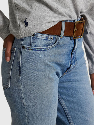 Straight jeans with logo - 4