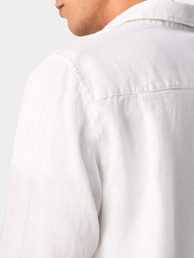 PARKERS blue linen shirt  - 5