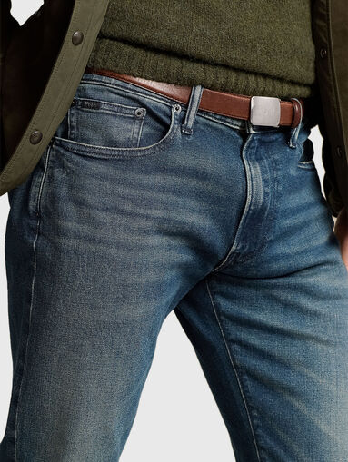 Blue jeans with washed effect - 4