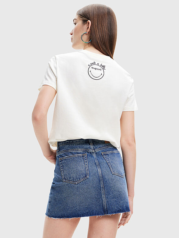 MARGARITA SMILEY cotton T-shirt with print - 2