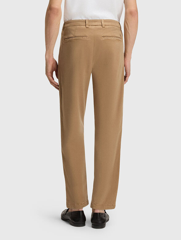 Beige slim fit pants - 2