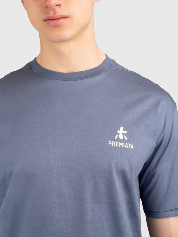 Cotton T-shirt with logo detail - 4