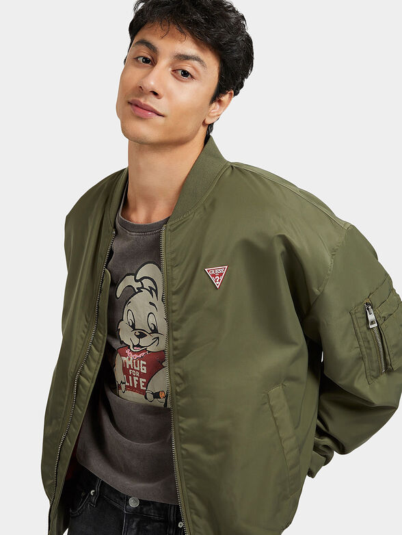 QUEEN bomber jacket with print on back - 4