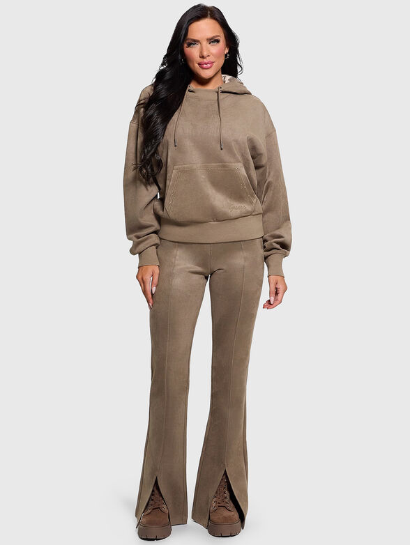 Black suede pants - 6