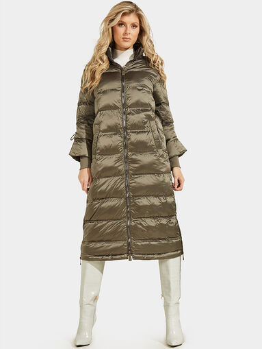 Long padded jacket BRUNELLA in black color - 5