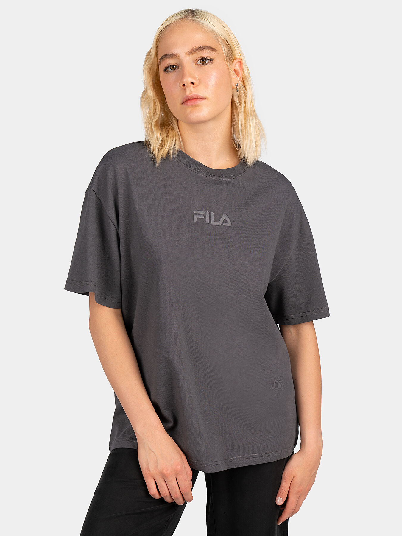 AMALIA oversized T shirt with logo brand FILA Globalbrandsstore en