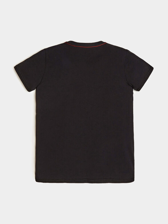 T-shirt with a triangular neon logo - 2
