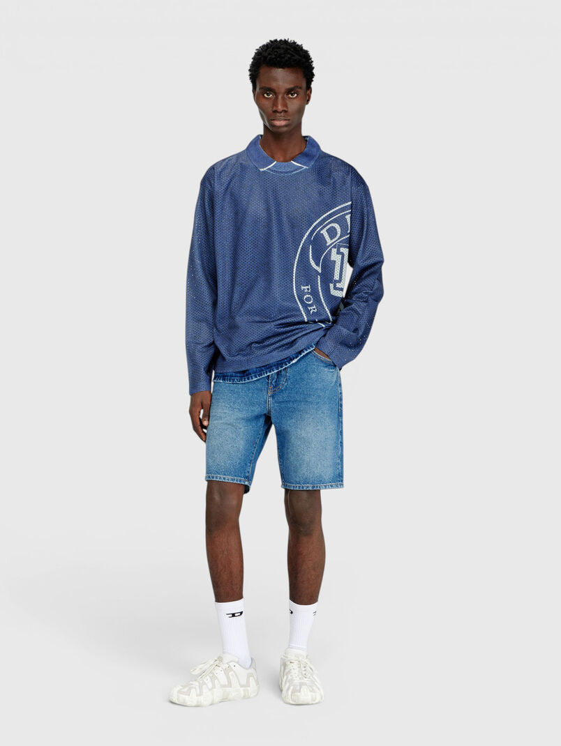 Cotton blue jeans - 3