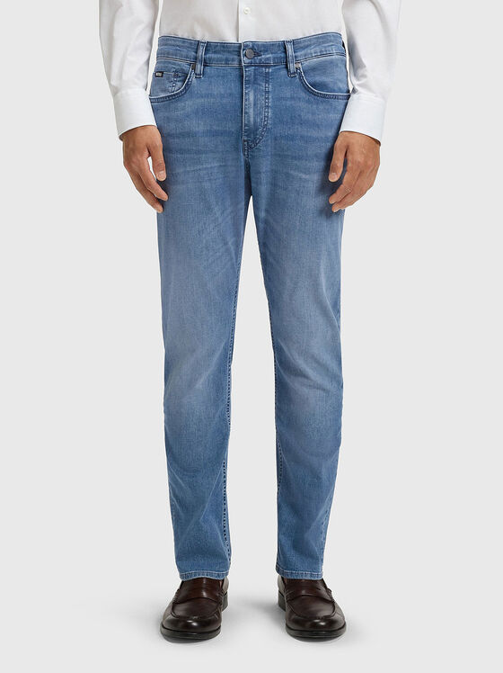 Straight jeans with logo - 1