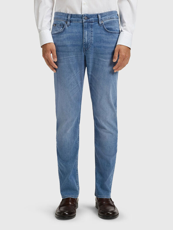 Straight jeans with logo - 1