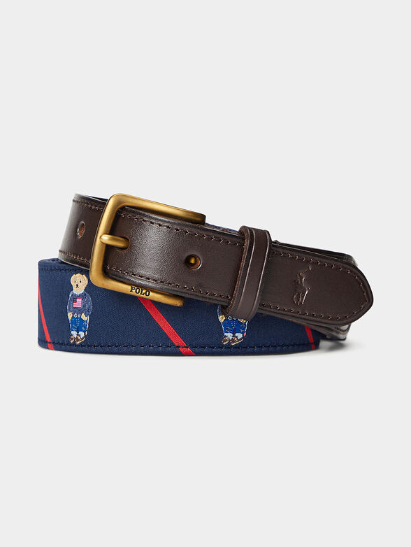 Belt with Polo Bear motif - 1