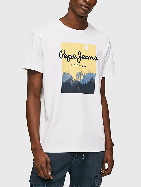 ROSLYN T-shirt with print and logo - 1