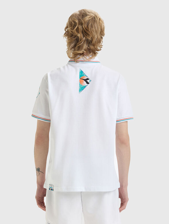 Polo-shirt with print and logo embroidery - 3