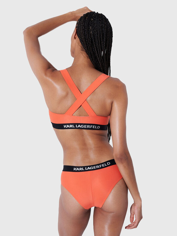 Bikini top with branded elastic - 3