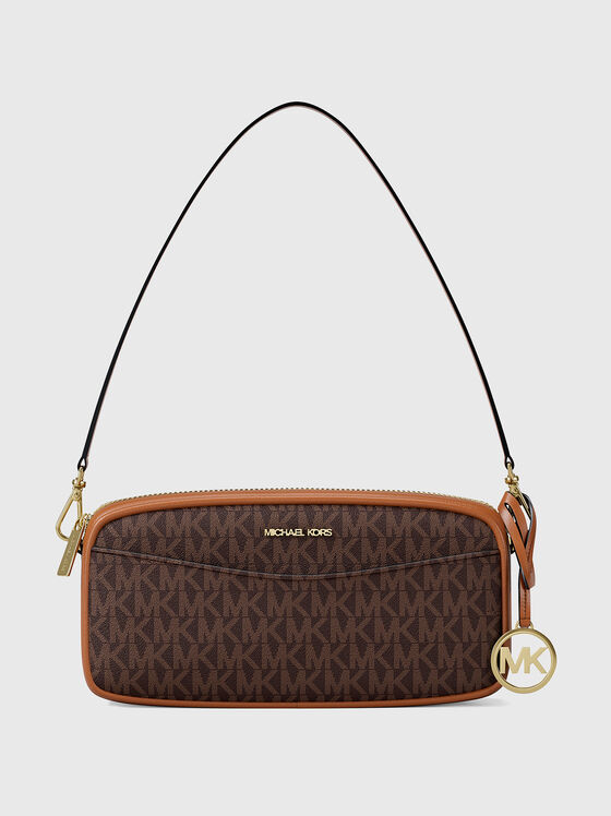 Crossbody bag with monogram logo print - 1
