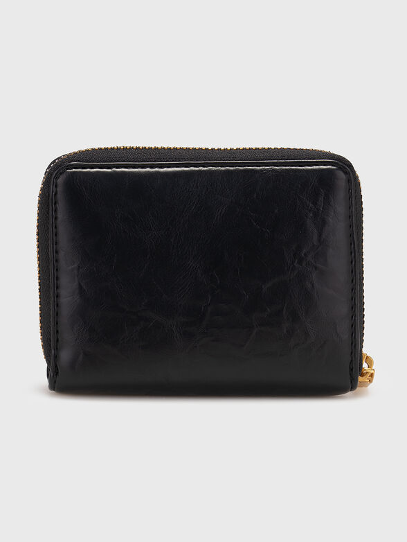 Wallet with metal logo - 2