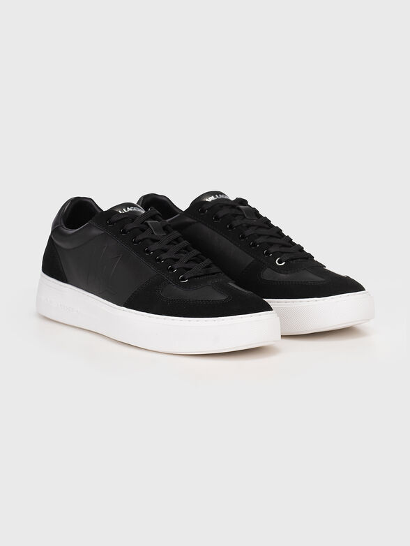 T/KAP M'GRAM leather sneakers with logo details - 2