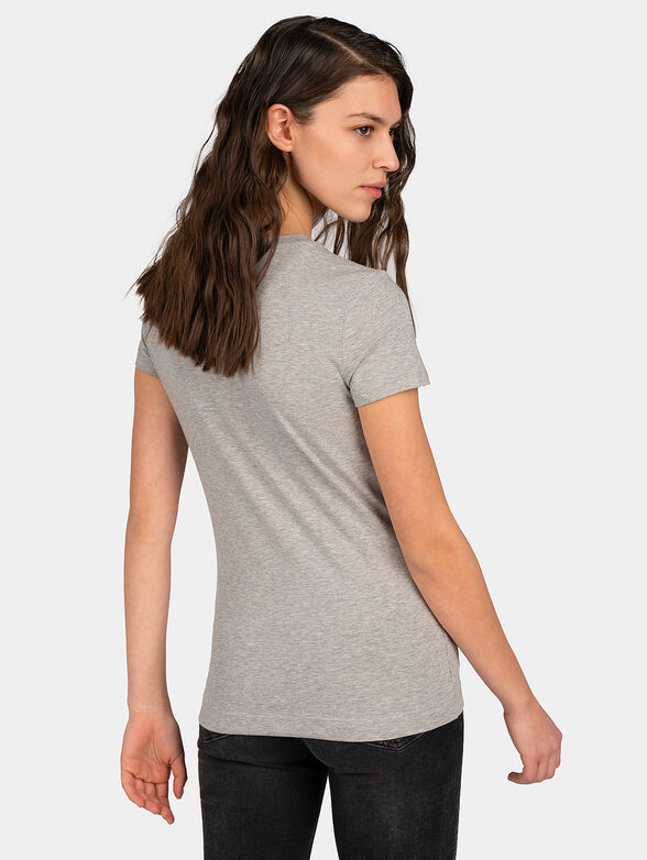 T-shirt with embossed logo - 4