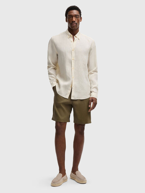 P-PETER-RDS-S-WG-252 linen shorts - 4