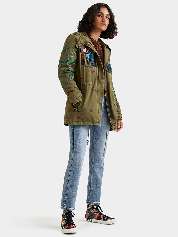 FLIX jacket with ethno embroidery and sequins - 2